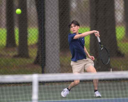 SBHS Boys Tennis @ Burlington High School — photo 4
