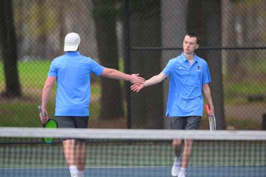 SBHS Boys Tennis @ Burlington High School — photo 8